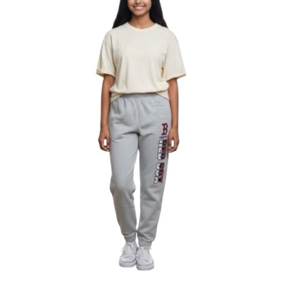 Boston Red Sox Genuine Merchandise Youth Size Light Gray Jogger 14-16 NWT Unisex - Picture 2 of 9